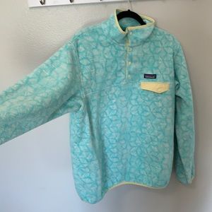 Xl snowflake Patagonia fleece pullover